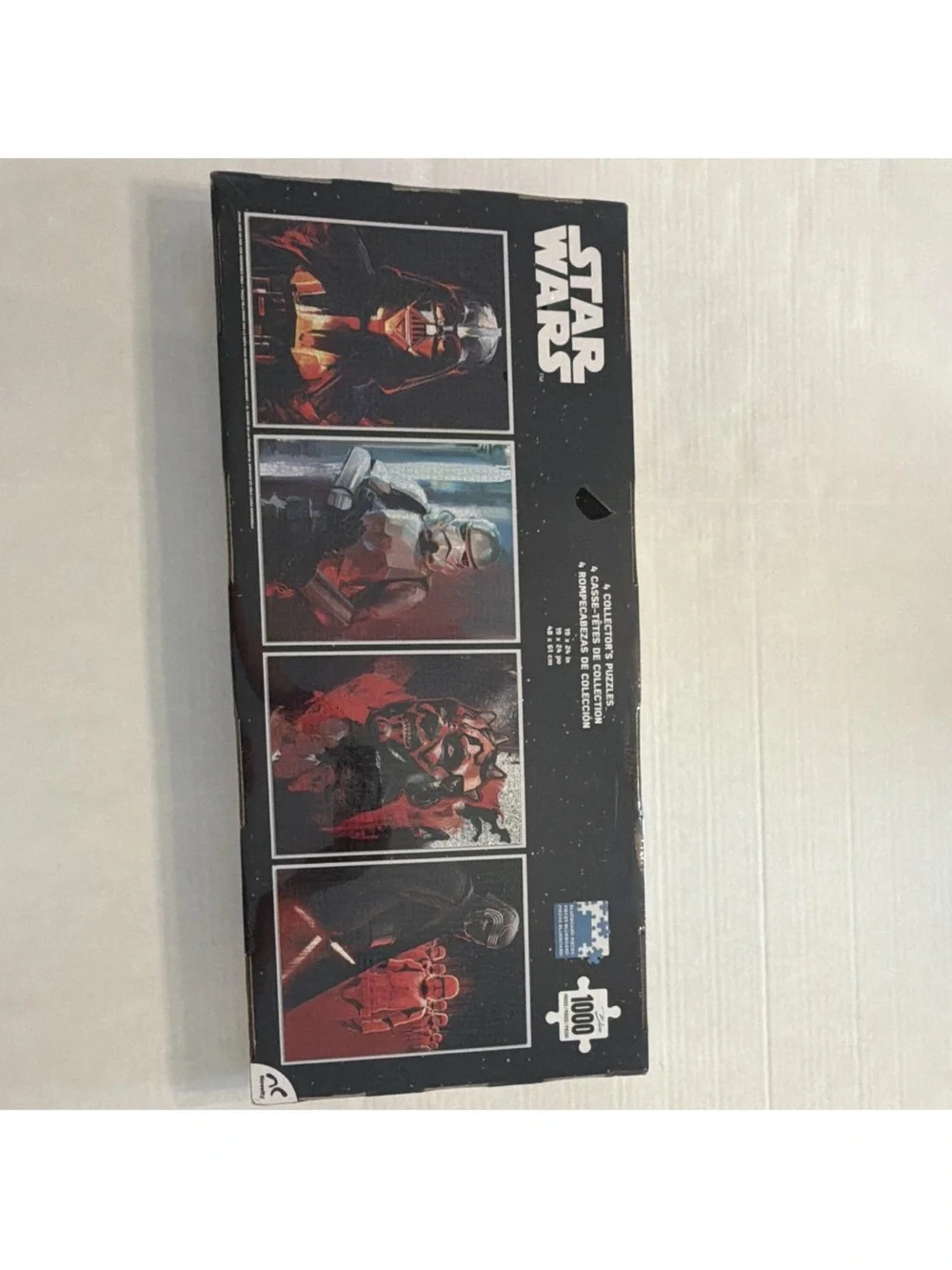 Star Wars 4-Pack 1000pc Puzzle Set - Red, Black, Blue Artwork Collectors